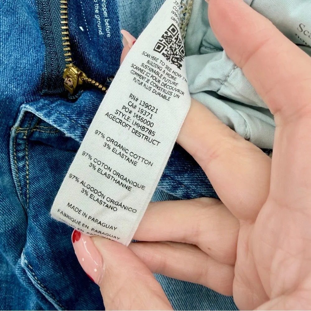 FRAME L’Homme Slim Degradable Jeans Agecroft Destruct